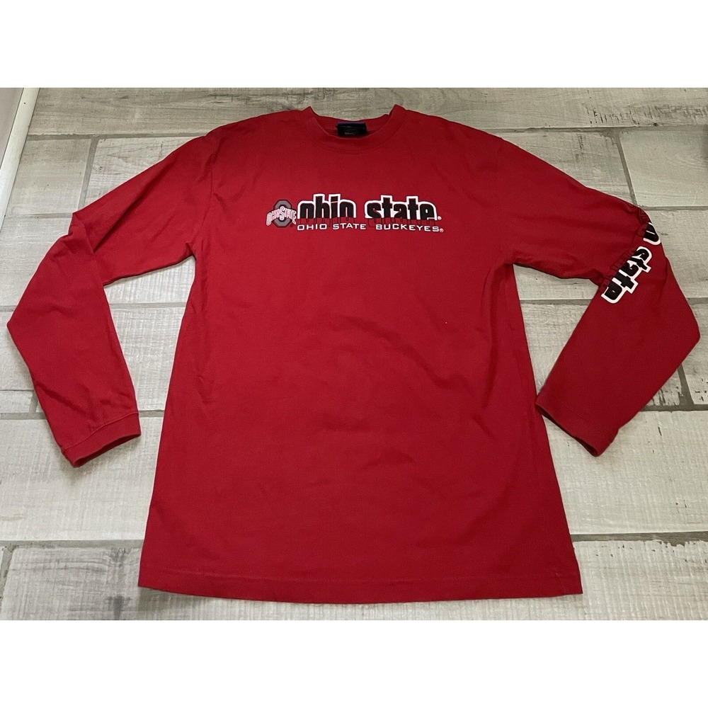Ohio State Buckeyes NCAA‎ Long Sleeve Adult L Red Men